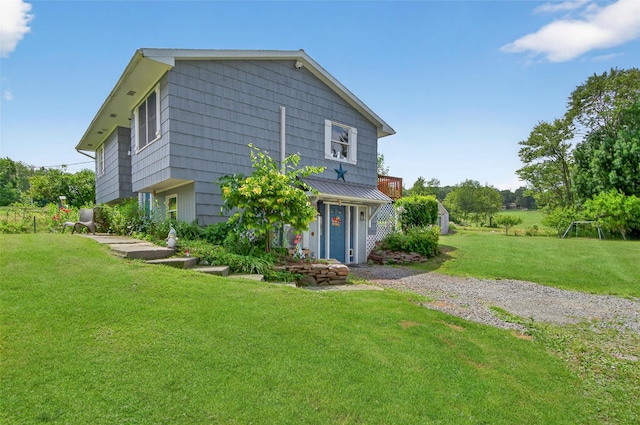 54 Graby Rd, Callicoon, NY 12723 - view of front of home featuring a front yard