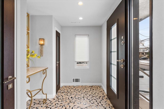 544 Oxford Rd, Cedarhurst, NY 11516 - foyer entrance with recessed lighting and baseboards