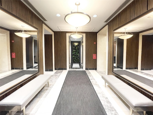 10 City Pl Unit Ph2C, White Plains, NY 10601 - common area with wooden walls