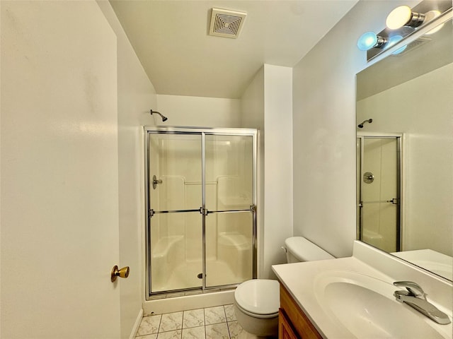 71 Jordan Ln, Middletown, NY 10940 - full bathroom with marble finish floors, a shower stall, and vanity