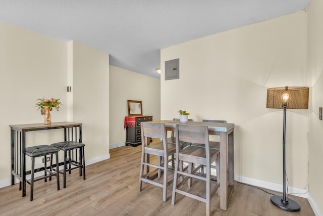 345 E 93rd St Unit 2E, New York Manhattan, NY 10128 - dining space featuring wood finished floors and electric panel