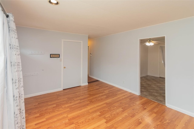 31 Peter Cooper Dr, Hyde Park, NY 12601 - spare room with light wood-style flooring and a ceiling fan