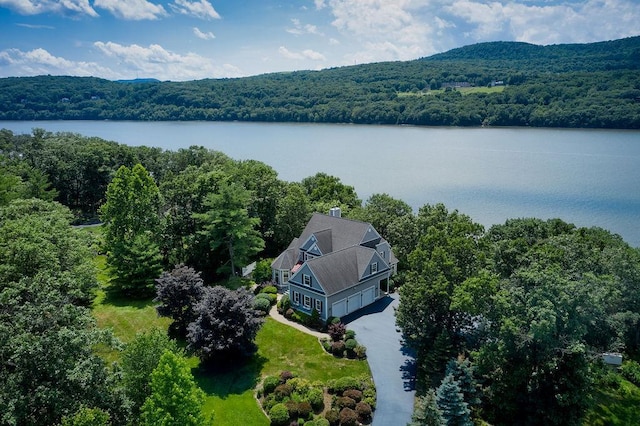 90 River Rd, Hyde Park, NY 12538 - view of subject property featuring a heavily wooded area and a large body of water