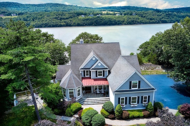 90 River Rd, Hyde Park, NY 12538 - view from above of property with a large body of water