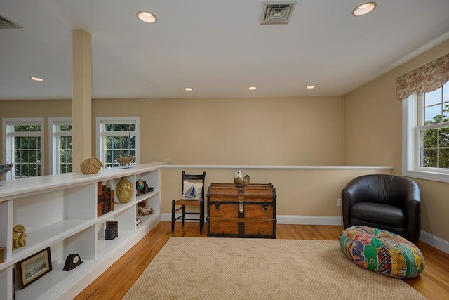 90 River Rd, Hyde Park, NY 12538 - sitting room featuring recessed lighting and wood finished floors