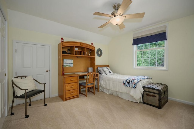 90 River Rd, Hyde Park, NY 12538 - bedroom featuring light carpet and ceiling fan