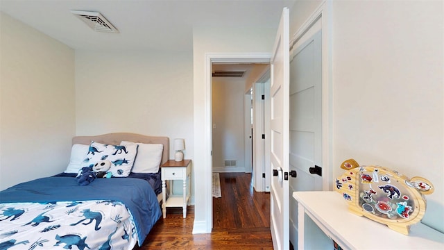 114 Shetland Dr, New City, NY 10956 - bedroom with dark wood finished floors
