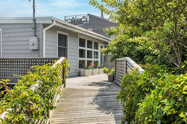 230 Bay Walk, Fire Island Pines, NY 11782 - view of wooden deck