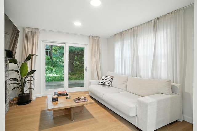 7 Fayer Ct, Phillipsport, NY 12790 - living room with wood finished floors and recessed lighting