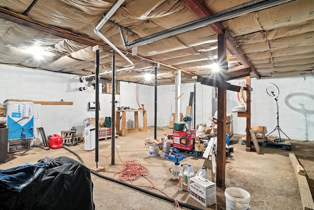 7 Fayer Ct, Phillipsport, NY 12790 - view of unfinished basement
