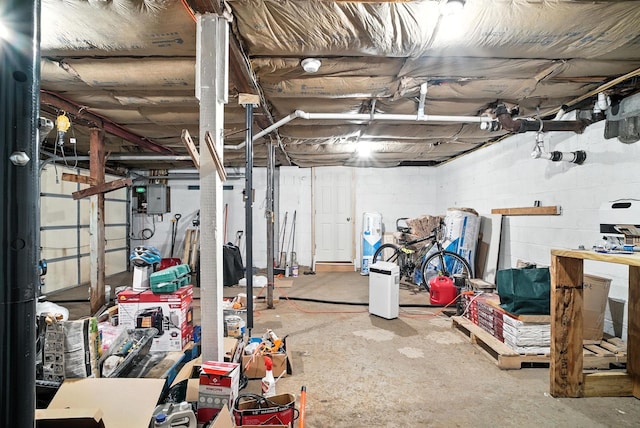 7 Fayer Ct, Phillipsport, NY 12790 - unfinished below grade area with electric panel