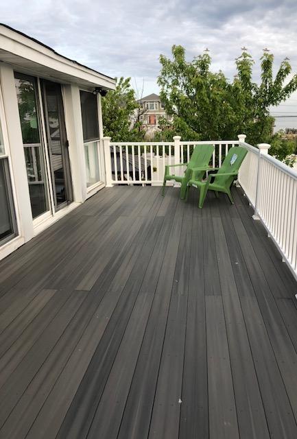 881 Surf St, Lindenhurst, NY 11757 - view of wooden deck