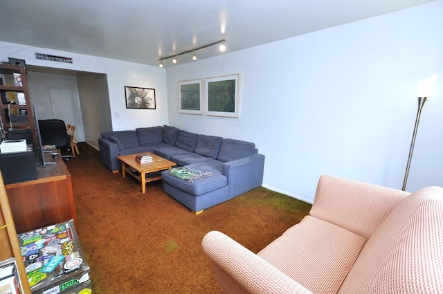 29 Abeel St Unit 4L, Yonkers, NY 10705 - carpeted living room with rail lighting