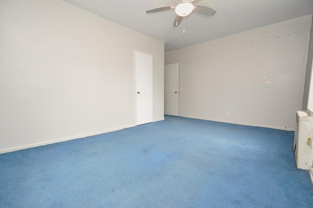 29 Abeel St Unit 4L, Yonkers, NY 10705 - empty room with ceiling fan and carpet