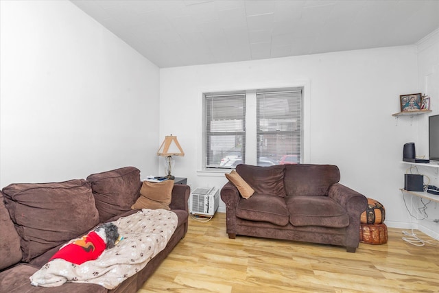 32-17 110, East Elmhurst, NY 11369 - living area with wood finished floors