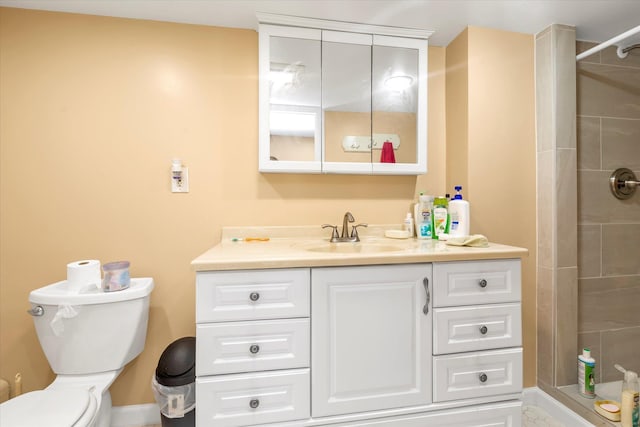 32-17 110, East Elmhurst, NY 11369 - bathroom with vanity and a tile shower