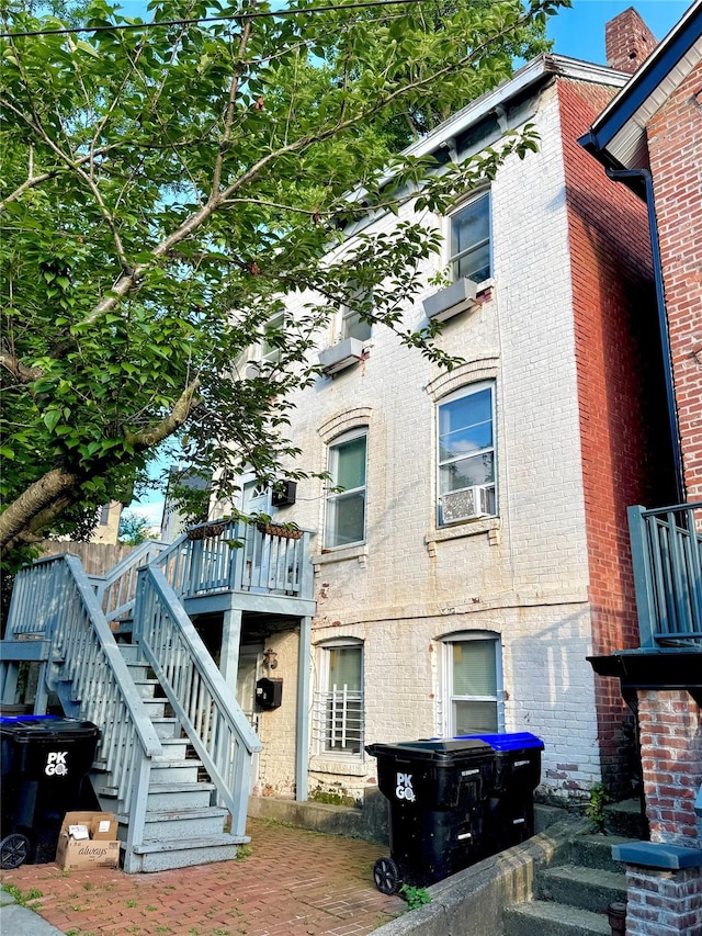 190 Union St, Poughkeepsie, NY 12601 - view of property featuring stairs
