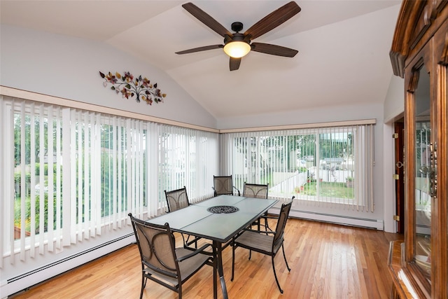 24 Hickory St, Deer Park, NY 11729 - sunroom with baseboard heating and vaulted ceiling