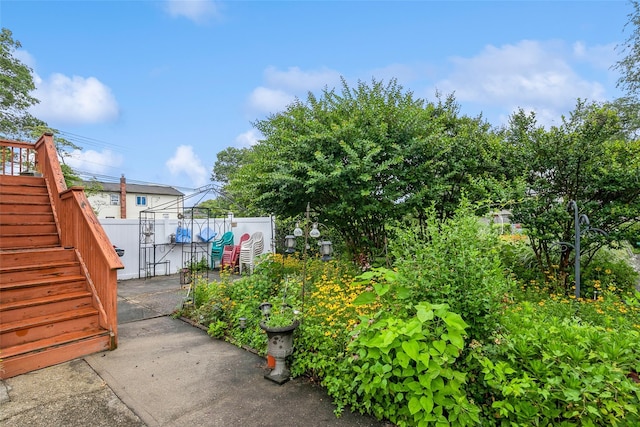 24 Hickory St, Deer Park, NY 11729 - view of patio / terrace featuring stairs and a gazebo