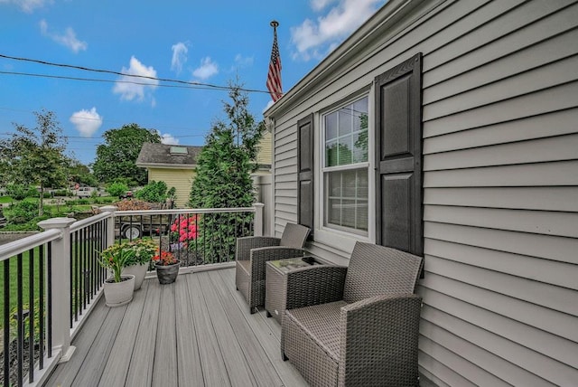 66 Eimer St, Patchogue, NY 11772 - view of wooden deck