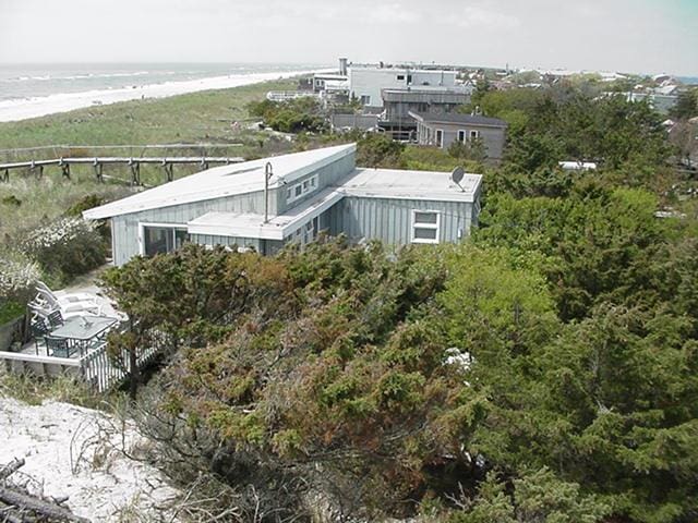 54 Lewis Walk, Cherry Grove, NY 11782 - view from above of property featuring a nearby body of water