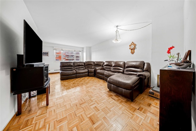 5230 39th Dr Unit 7M, Woodside, NY 11377 - living area featuring baseboard heating