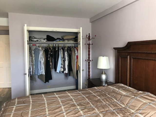 1935 Mcgraw Ave Unit 7C, Bronx, NY 10462 - bedroom with a closet and baseboards