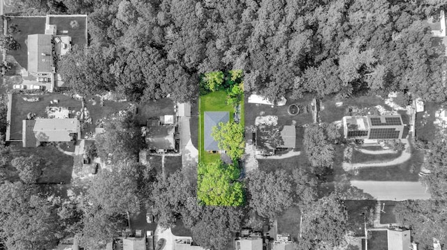 111A Wood Ave, Mastic, NY 11950 - aerial overview of property's location featuring property boundaries highlighted