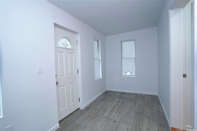87-44 89th St, Woodhaven, NY 11421 - entrance foyer with light wood-style flooring