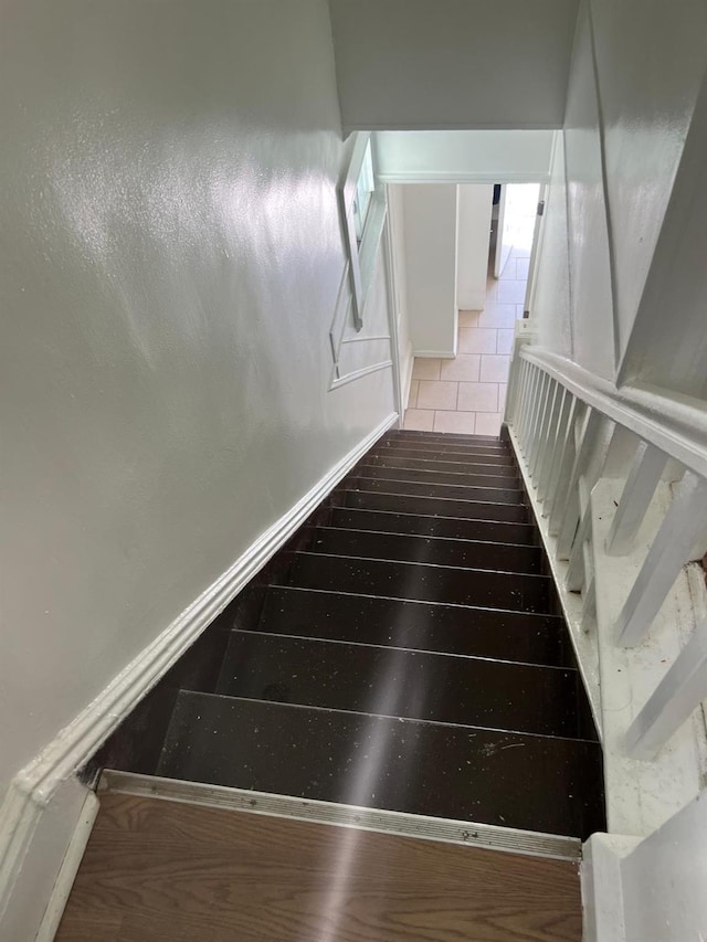 9414 125th St, Richmond Hill, NY 11419 - stairs featuring wood finished floors