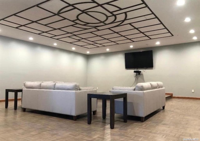 80 Pointe Cir S Unit 80, Coram, NY 11727 - living room with baseboards and recessed lighting