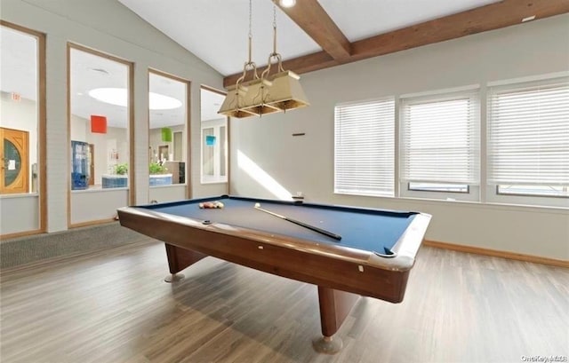 80 Pointe Cir S Unit 80, Coram, NY 11727 - game room featuring wood finished floors and billiards table