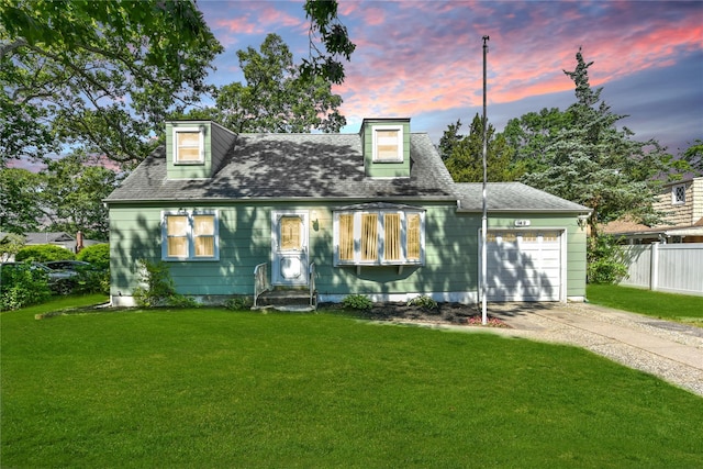 42 N Coleman Rd, Centereach, NY 11720 - view of front of house featuring a garage, concrete driveway, and a shingled roof