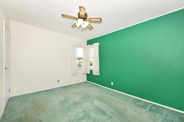 42 N Coleman Rd, Centereach, NY 11720 - spare room featuring ceiling fan and carpet flooring