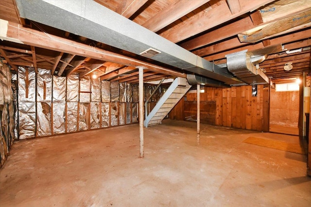 42 N Coleman Rd, Centereach, NY 11720 - basement with stairs