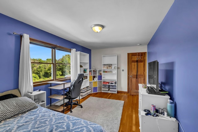 331 Ridge Rd, Campbell Hall, NY 10916 - bedroom with wood finished floors and an office area