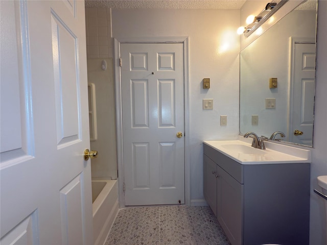 59 Meadowlark Ln, Woodridge, NY 12789 - bathroom featuring vanity and a textured ceiling
