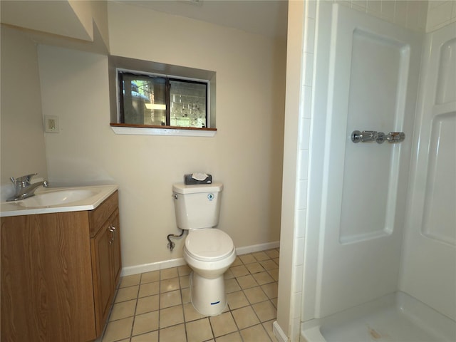 59 Meadowlark Ln, Woodridge, NY 12789 - bathroom featuring vanity, tile patterned floors, and a stall shower