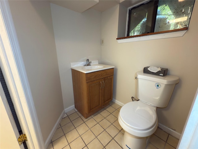 59 Meadowlark Ln, Woodridge, NY 12789 - half bath with vanity and tile patterned flooring