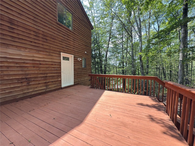 59 Meadowlark Ln, Woodridge, NY 12789 - view of wooden deck