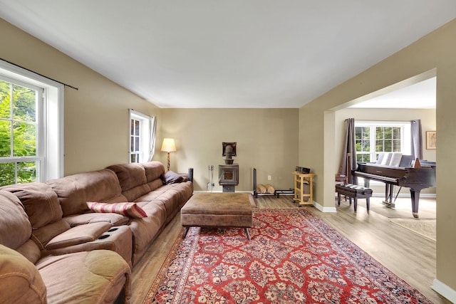 27 Balsam Rd, Hyde Park, NY 12538 - living room with light wood-style floors and baseboards