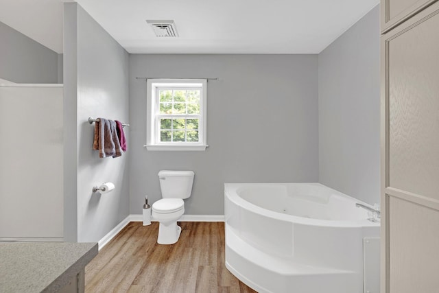 27 Balsam Rd, Hyde Park, NY 12538 - bathroom with a whirlpool tub and wood finished floors