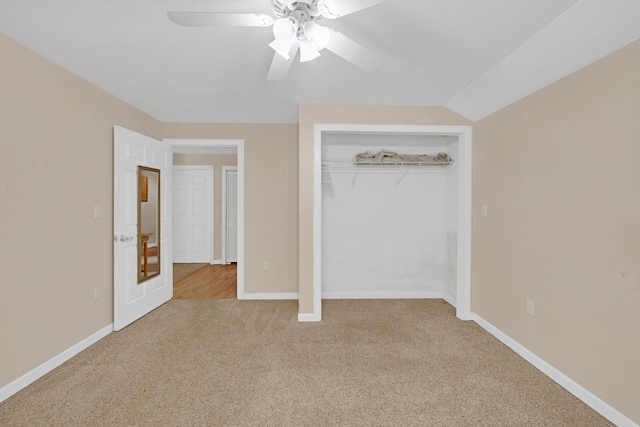 27 Balsam Rd, Hyde Park, NY 12538 - unfurnished bedroom with carpet flooring, ceiling fan, and a closet