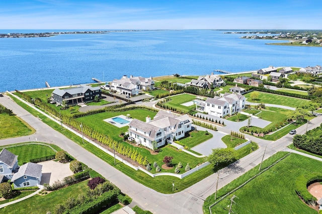 1 Fiske Ave, Westhampton Beach, NY 11978 - aerial view of residential area with a nearby body of water