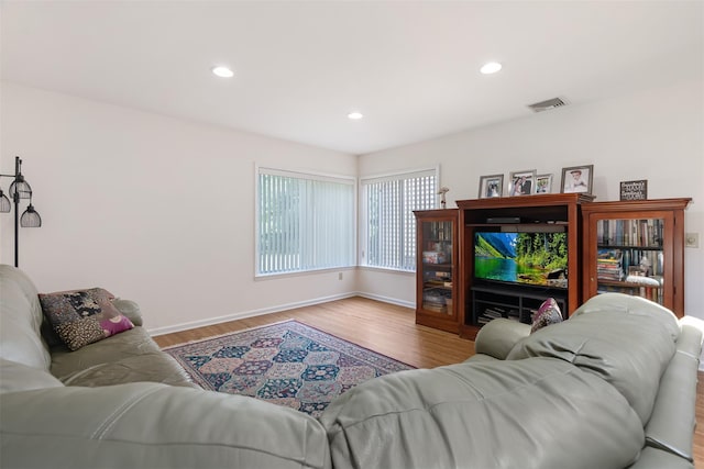 79 Meadow Way, Hopewell Junction, NY 12533 - living area featuring wood finished floors and recessed lighting
