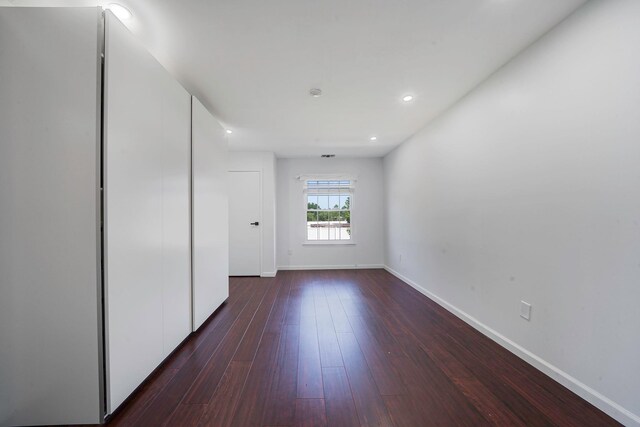 77 Fairview Cir Unit 77, Middle Island, NY 11953 - spare room featuring hardwood / wood-style floors and recessed lighting