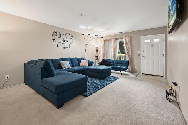 276 Fairview Cir, Middle Island, NY 11953 - living room featuring carpet floors