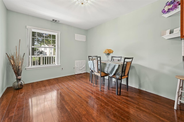276 Fairview Cir, Middle Island, NY 11953 - dining area featuring hardwood / wood-style flooring and baseboards