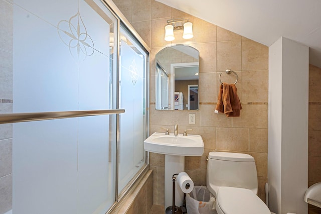 557 Newbridge Rd, East Meadow, NY 11554 - full bathroom featuring tile walls, tiled shower / bath combo, and backsplash