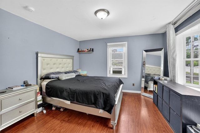 98 N Evarts Ave, Elmsford, NY 10523 - bedroom featuring wood finished floors and cooling unit